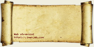 Isak Binjić vizit kartica